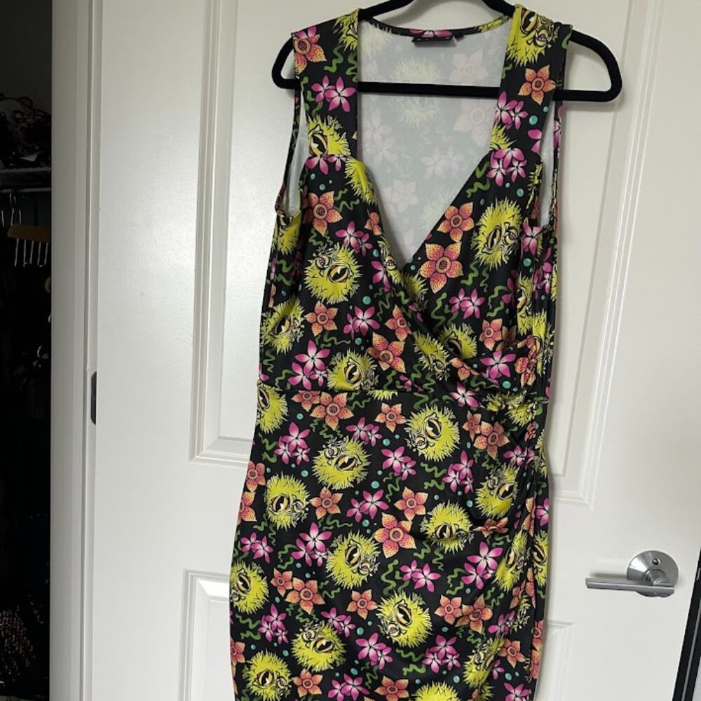 Sourpuss Monster Pufferfish Tiki Dress Size XXL